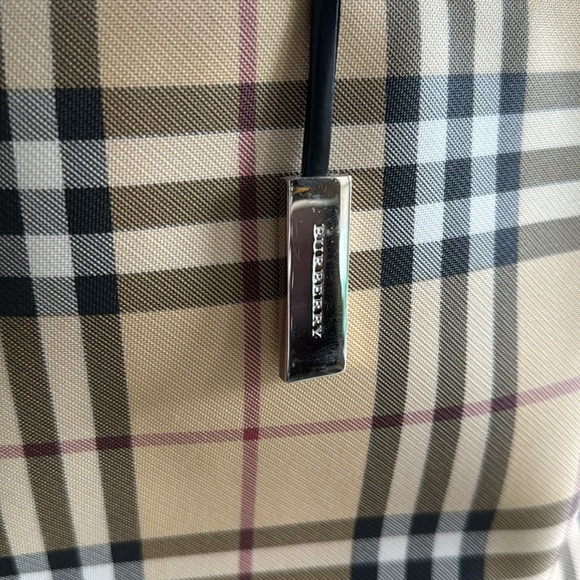 EUC AUTHENTIC Burberry nova check coated canvas handbag - Picture 2 of 16